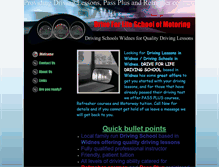 Tablet Screenshot of driveforlifeschoolofmotoring.co.uk